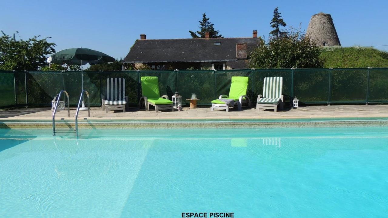 Gite Hyrom 5 Places Moulin De La Placette Faye-d'Anjou Exteriör bild